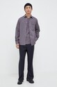 G-Star koszula D23561.D308 fioletowy SS24
