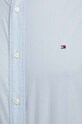 Tommy Hilfiger koszula bawełniana MW0MW33809 niebieski SS24