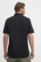 čierna Bavlnená košeľa Tommy Hilfiger