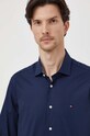 Košeľa Tommy Hilfiger tmavomodrá MW0MW34259