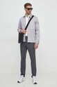 Košeľa Calvin Klein K10K112356 sivá SS24
