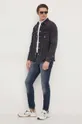 Calvin Klein Jeans kurtka jeansowa czarny