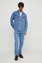Rifľová košeľa Calvin Klein Jeans J30J324582 modrá SS24