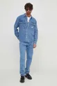 Rifľová košeľa Calvin Klein Jeans J30J324582 modrá SS24