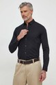 Πουκάμισο Calvin Klein Jeans J30J324614 μαύρο AW24