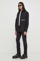 Ruházat Karl Lagerfeld Jeans pamut ing 240D1601 fekete