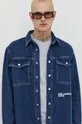темно-синій Джинсова сорочка Karl Lagerfeld Jeans