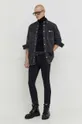 Τζιν πουκάμισο Karl Lagerfeld Jeans γκρί
