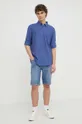 Levi's camicia in cotone blu