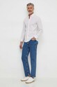 Pepe Jeans camasa din bumbac PM308284 alb SS24