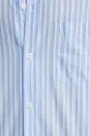 Βαμβακερό πουκάμισο Samsoe Samsoe SAAYO μπλε