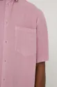 Рубашка Samsoe Samsoe фиолетовой