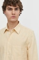 Samsoe Samsoe camasa din amestec de in LIAM galben M22100012