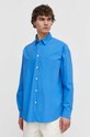 Хлопковая рубашка Samsoe Samsoe SALUAN casual голубой M24100044