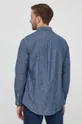 Хлопковая рубашка Polo Ralph Lauren тёмно-синий