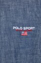 Хлопковая рубашка Polo Ralph Lauren 710939172 тёмно-синий