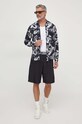 Košeľa Versace Jeans Couture 76GAL2R0 čierna SS24