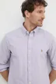 Хлопковая рубашка Polo Ralph Lauren Мужской