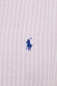 Polo Ralph Lauren koszula lniana 710873446 różowy SS24