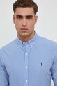 Рубашка Polo Ralph Lauren 710928254 голубой