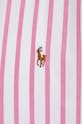 Polo Ralph Lauren camicia in cotone 710938684 rosa SS24