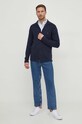 Îmbrăcăminte Polo Ralph Lauren cămașă din bumbac 710938684 albastru