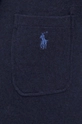 Βαμβακερή ζακέτα Polo Ralph Lauren σκούρο μπλε