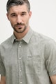 Barbour Shirt Dept - Summer koszula lniana męska zielony MSH5093