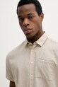 Barbour linen shirt beige MSH5093