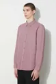 pink Carhartt WIP denim shirt Longsleeve Bolton Shirt