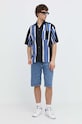 HUGO Blue cămașă din bumbac 50513867 negru SS24