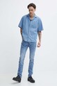 Одяг Джинсова сорочка Hugo Blue 50513870 блакитний