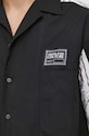 Bavlněná košile Versace Jeans Couture 76GAL202.N0132 černá SS24
