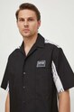 Bavlněná košile Versace Jeans Couture 76GAL202.N0132 černá
