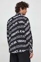 Oblečenie Bavlnená košeľa Versace Jeans Couture 76GAL2R0.NS405 čierna