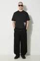 Βαμβακερό μπλουζάκι Y-3 Graphic Short Sleeve μαύρο