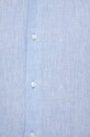 BOSS koszula lniana 50512876 niebieski SS24