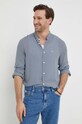 Armani Exchange koszula 3DZC49.ZNRNZ granatowy
