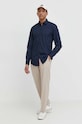 HUGO cămașă din bumbac 50513932 bleumarin SS24