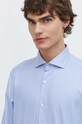 Хлопковая рубашка HUGO голубой 50513931