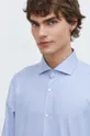 blu HUGO camicia in cotone