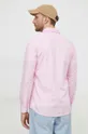 różowy United Colors of Benetton koszula bawełniana