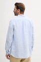 Одежда Льняная рубашка United Colors of Benetton 5BKU5QJG8 голубой