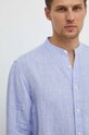 Lněná košile North Sails modrá 664301