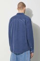 Clothing Carhartt WIP corduroy shirt Longsleeve Madison Fine Cord Shirt I030580.1ZVXX blue