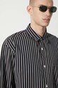 Carhartt WIP cotton shirt Longsleeve Ligety Shirt I032901.1XTXX black