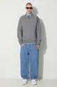 Carhartt WIP cotton shirt Longsleeve Ligety Shirt blue