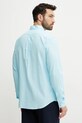 Одежда Льняная рубашка Guess F4GH00.WG3L0 голубой