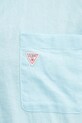 Сорочка з льону Guess F4GH00.WG3L0 блакитний