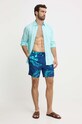 Ленена риза Guess F4GH00.WG3L0 син SS25